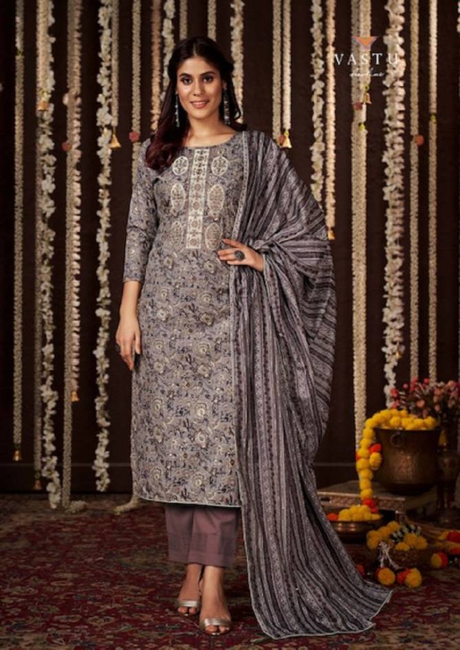 Vastu Gulmohar Vol 1 Designer Cotton Dress Material Collection
